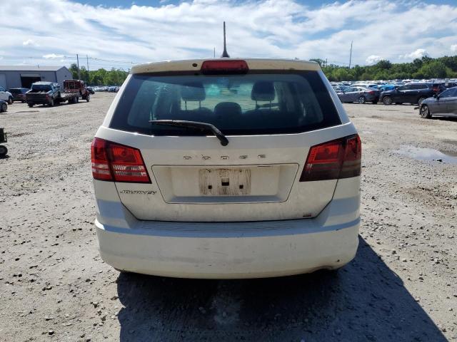 3C4PDCABXET304077 - 2014 DODGE JOURNEY SE WHITE photo 6