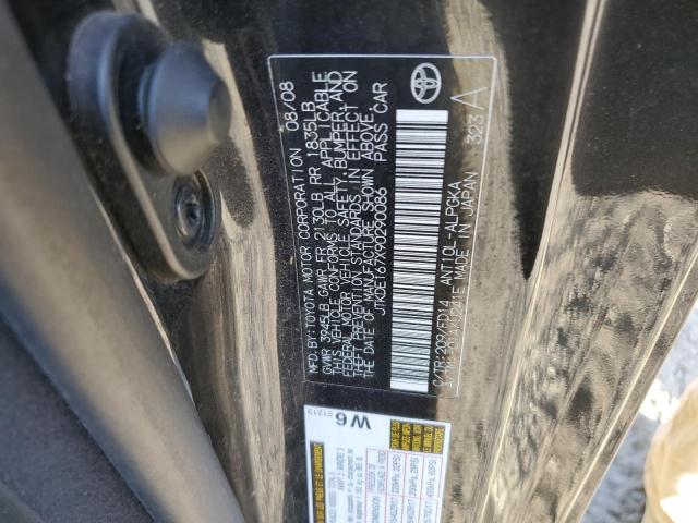 JTKDE167X90290086 - 2009 TOYOTA SCION TC 黑色 照片 12