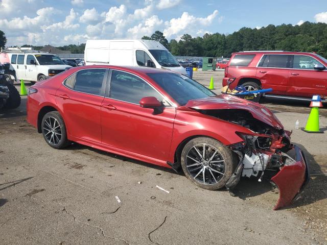 4T1G11AK3MU433811 - 2021 TOYOTA CAMRY SE 红色 照片 4