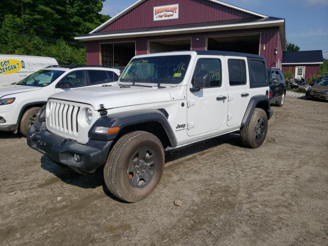 1C4HJXDN9PW530991 - 2023 JEEP WRANGLER SPORT WHITE photo 1