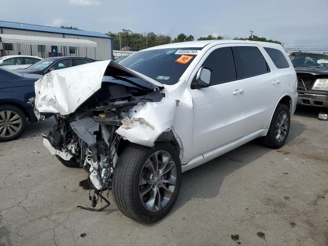 1C4RDJDG5LC286052 - 2020 DODGE DURANGO GT WHITE photo 1