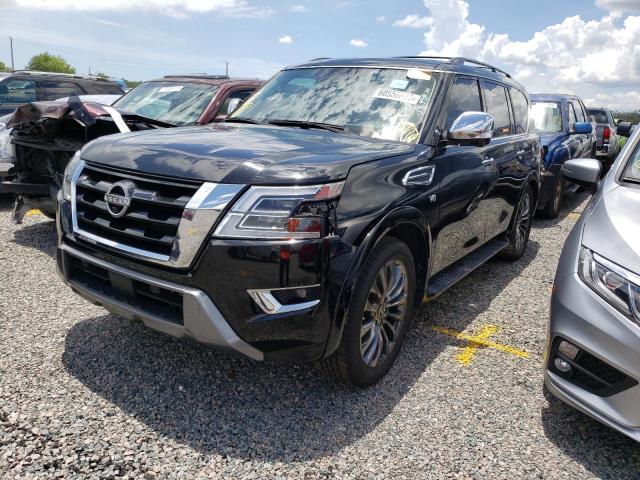 JN8AY2DA0N9390018 - 2022 NISSAN ARMADA PLATINUM BLACK photo 1