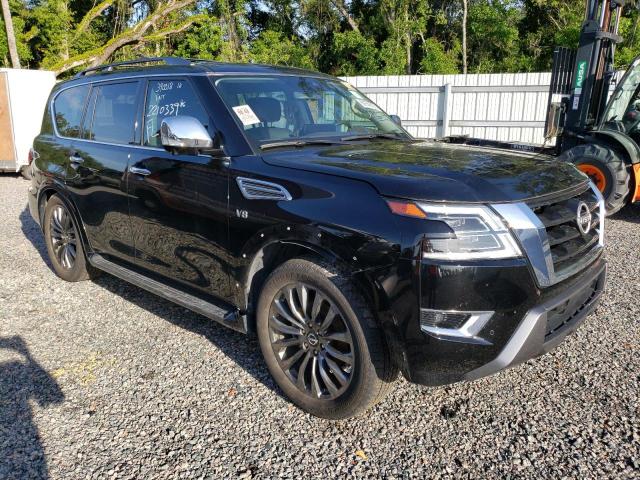 JN8AY2DA0N9390018 - 2022 NISSAN ARMADA PLATINUM BLACK photo 4