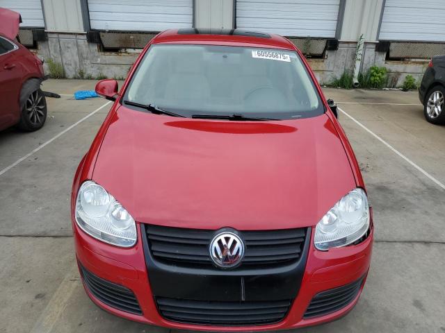 3VWRJ7AJXAM154666 - 2010 VOLKSWAGEN JETTA WOLFSBURG RED photo 5