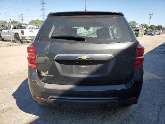 2GNALBEK1H1560425 - 2017 CHEVROLET EQUINOX LS CHARCOAL photo 6