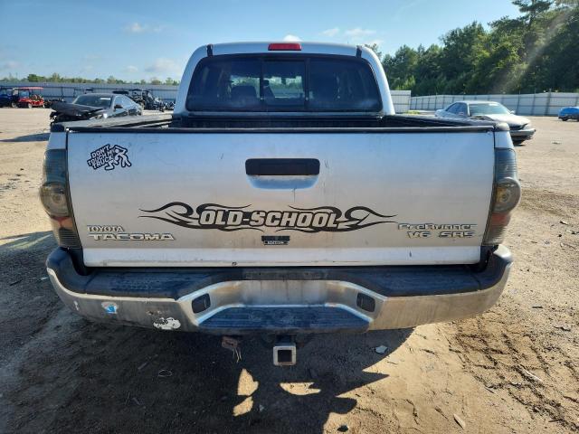 5TEJU62N06Z182893 - 2006 TOYOTA TACOMA DOUBLE CAB PRERUNNER SILVER photo 6