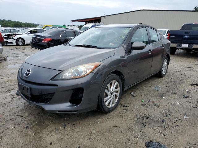 JM1BL1V88C1690129 - 2012 MAZDA 3 I CHARCOAL photo 1