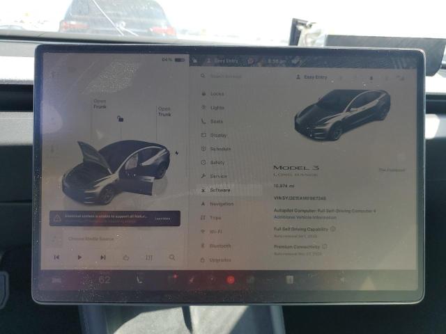 5YJ3E1EA1RF867248 - 2024 TESLA MODEL 3 ვერცხლისფერი ფოტო 9