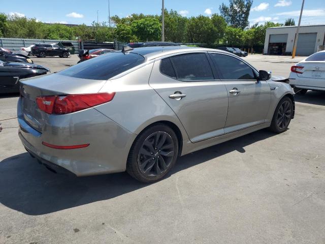 5XXGR4A63FG450912 - 2015 KIA OPTIMA SX ნაცრისფერი ფოტო 3