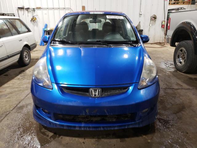 JHMGD37637S009481 - 2007 HONDA FIT S 蓝色 照片 5