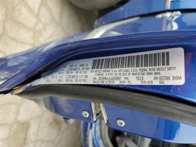 3C63RRHL0JG249957 - 2018 RAM 3500 SLT BLUE photo 13