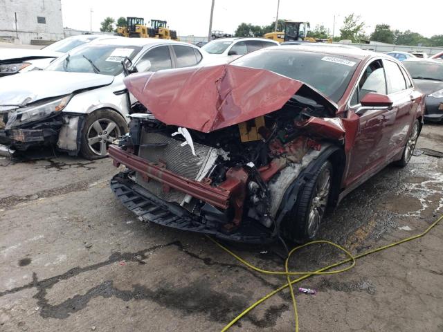 3LN6L2JK0ER801656 - 2014 LINCOLN MKZ BURGUNDY photo 1