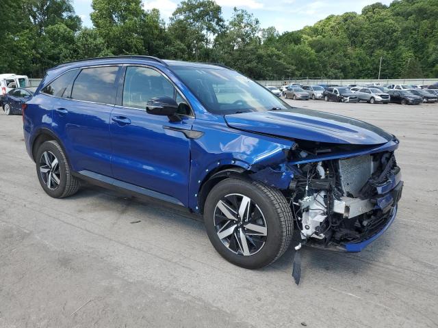 5XYRHDLF6MG058685 - 2021 KIA SORENTO EX BLUE photo 4