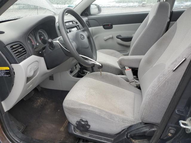 KMHCN46C89U287208 - 2009 HYUNDAI ACCENT GLS BLUE photo 7