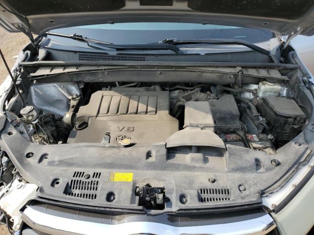 5TDJKRFH3FS148746 - 2015 TOYOTA HIGHLANDER XLE SILVER photo 12