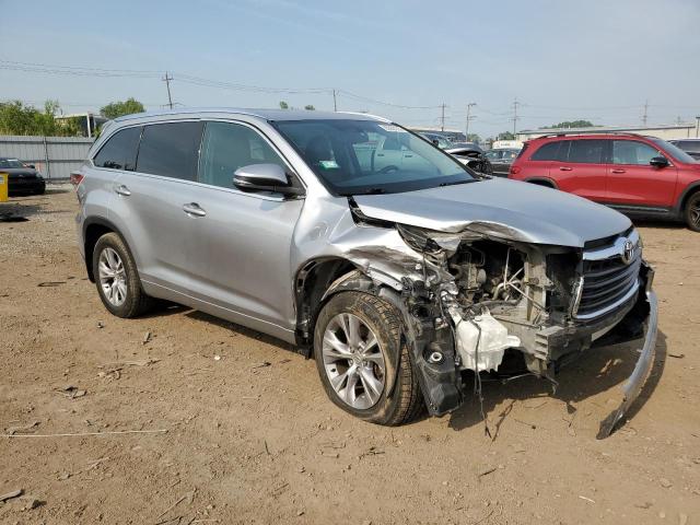 5TDJKRFH3FS148746 - 2015 TOYOTA HIGHLANDER XLE SILVER photo 4