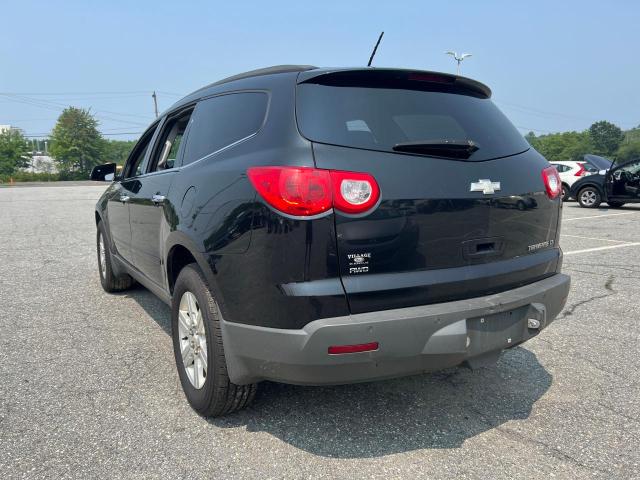 1GNKVGED7CJ106854 - 2012 CHEVROLET TRAVERSE LT BLACK photo 3