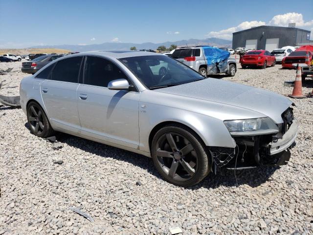 WAUGN74F27N155876 - 2007 AUDI S6 QUATTRO SILVER photo 4