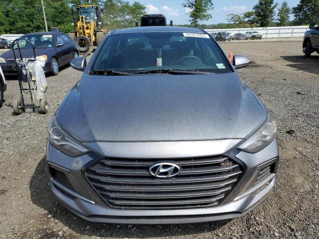 KMHD04LB6JU545258 - 2018 HYUNDAI ELANTRA SPORT GRAY photo 5