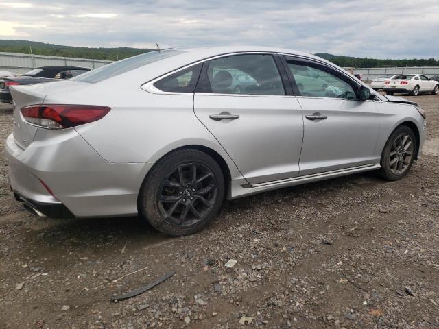 5NPE34AB9JH611234 - 2018 HYUNDAI SONATA SPORT SILVER photo 3