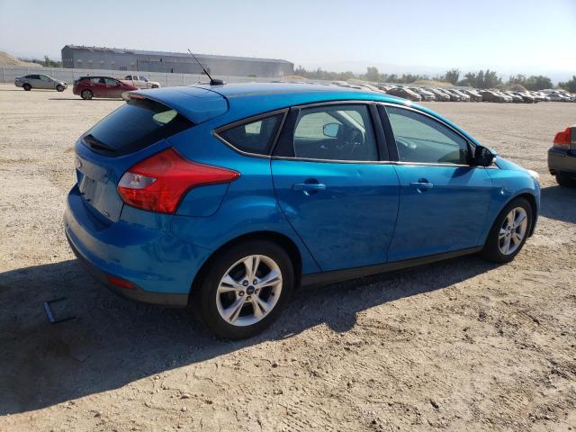 1FADP3K25EL407448 - 2014 FORD FOCUS SE BLUE photo 3