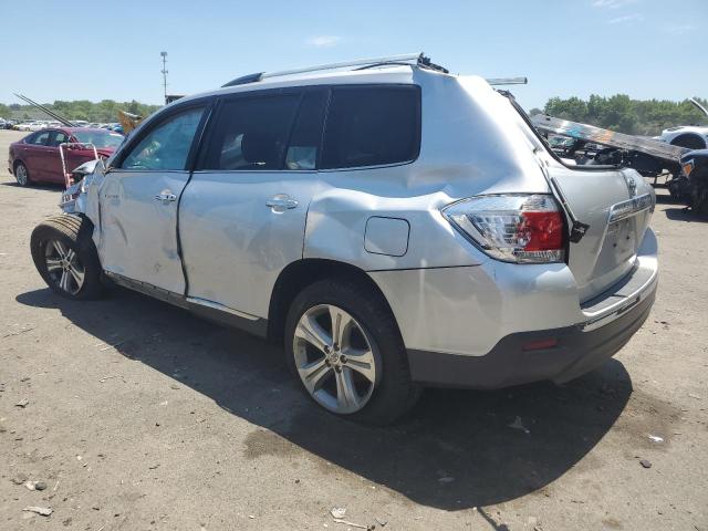 5TDDK3EH3DS274307 - 2013 TOYOTA HIGHLANDER LIMITED SILVER photo 2