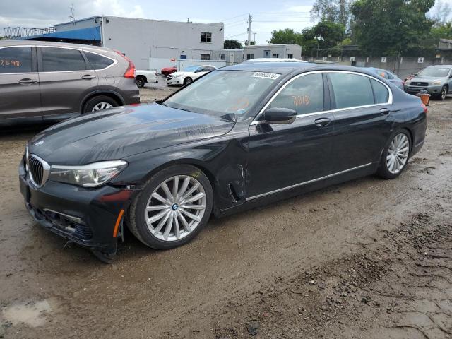 WBA7E2C50GGD99870 - 2016 BMW 740 I BLACK photo 1