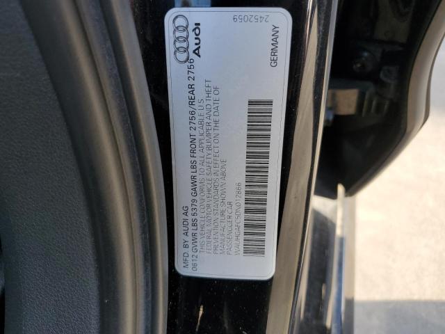 WAUHGAFC5DN012866 - 2013 AUDI A6 PRESTIGE 黑色 照片 13