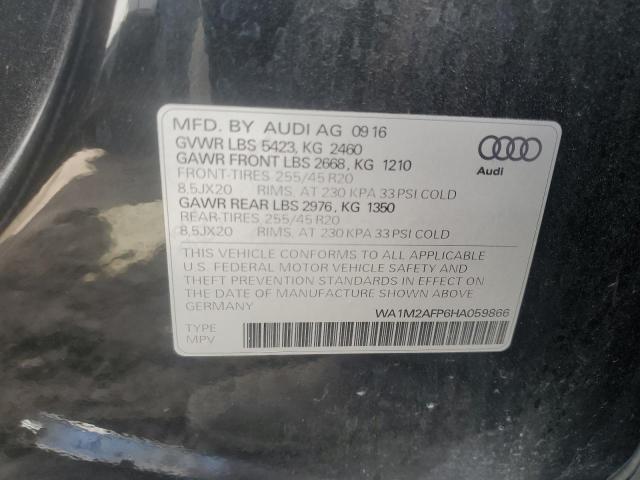 WA1M2AFP6HA059866 - 2017 AUDI Q5 PREMIUM PLUS BLACK photo 13