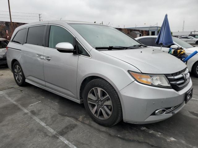 5FNRL5H91FB075945 - 2015 HONDA ODYSSEY TOURING SILVER photo 4