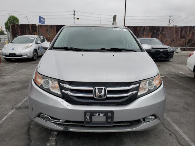 5FNRL5H91FB075945 - 2015 HONDA ODYSSEY TOURING SILVER photo 5