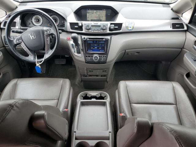 5FNRL5H91FB075945 - 2015 HONDA ODYSSEY TOURING SILVER photo 8