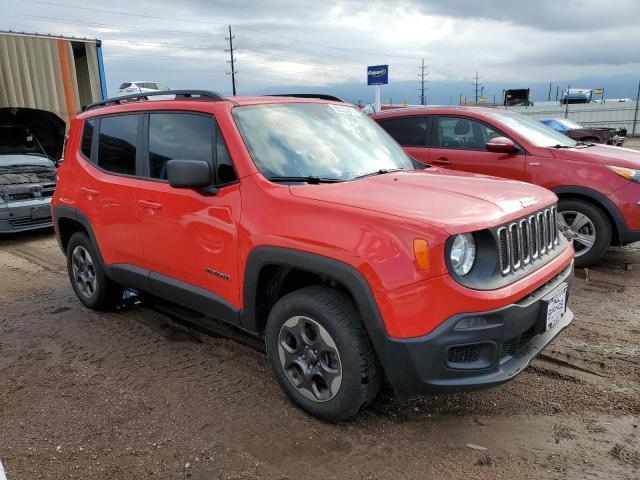 ZACCJBAB6HPE76037 - 2017 JEEP RENEGADE SPORT RED photo 4