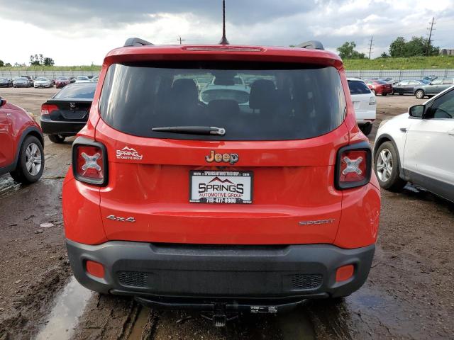ZACCJBAB6HPE76037 - 2017 JEEP RENEGADE SPORT RED photo 6