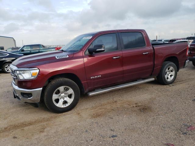 1C6SRFFTXKN560916 - 2019 RAM 1500 BIG HORN/LONE STAR MAROON photo 1