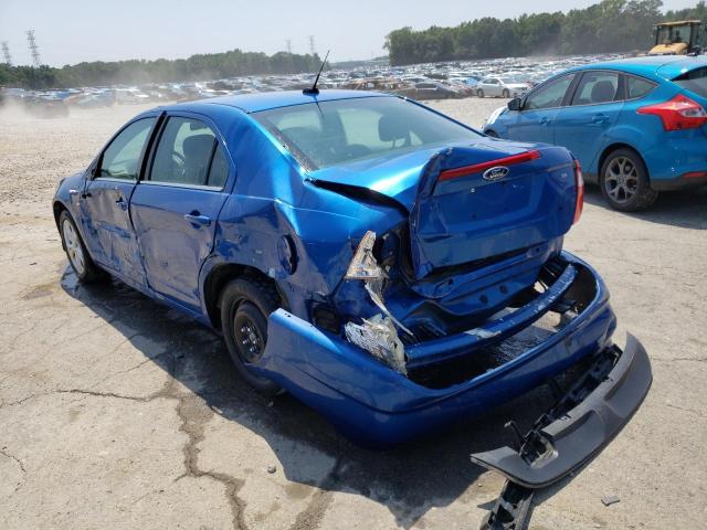 3FAHP0HA3CR345609 - 2012 FORD FUSION SE BLUE photo 12