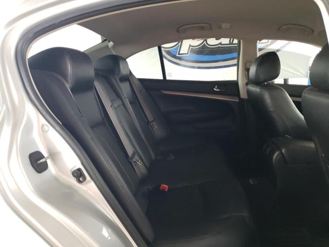 JN1CV6AP3AM401133 - 2010 INFINITI G37 BASE SILVER photo 10