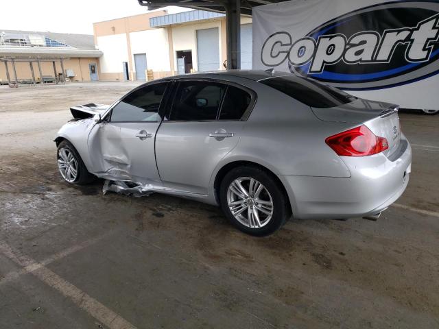 JN1CV6AP3AM401133 - 2010 INFINITI G37 BASE SILVER photo 2