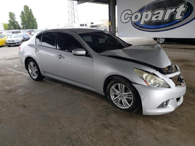 JN1CV6AP3AM401133 - 2010 INFINITI G37 BASE SILVER photo 4