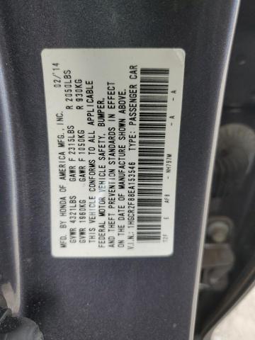 1HGCR2F88EA153546 - 2014 HONDA ACCORD EXL GRAY photo 13