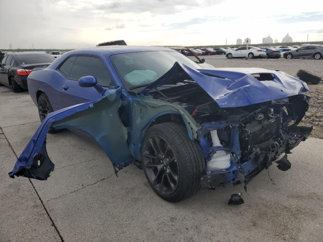 2C3CDZFJ7MH599507 - 2021 DODGE CHALLENGER R/T SCAT PACK BLUE photo 4