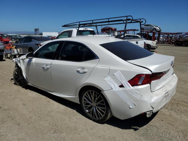 JTHBF1D27F5082845 - 2015 LEXUS IS 250 WHITE photo 2