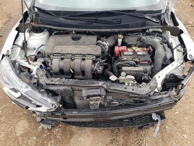 3N1AB7AP0HL715543 - 2017 NISSAN SENTRA S WHITE photo 11