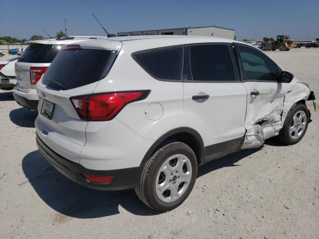 1FMCU0F79KUB26712 - 2019 FORD ESCAPE S WHITE photo 3