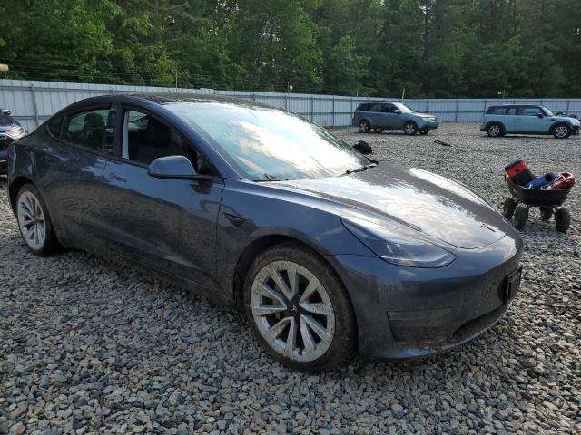 5YJ3E1EB6PF689410 - 2023 TESLA MODEL 3 Gris foto 4