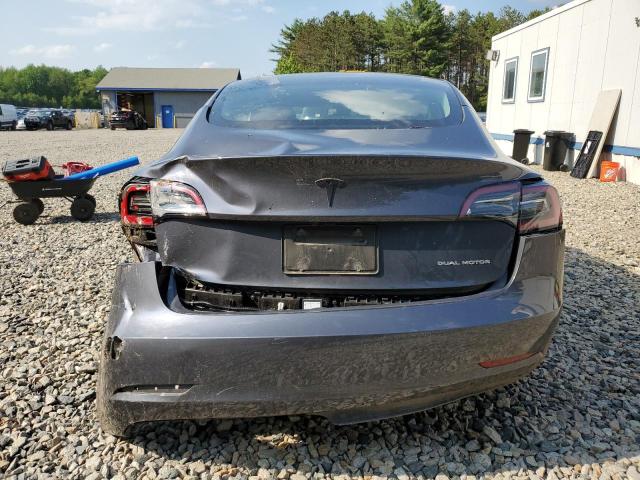 5YJ3E1EB6PF689410 - 2023 TESLA MODEL 3 Gris foto 6