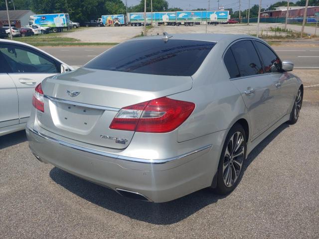 KMHGC4DH8CU190054 - 2012 HYUNDAI GENESIS 5.0L SILVER photo 4