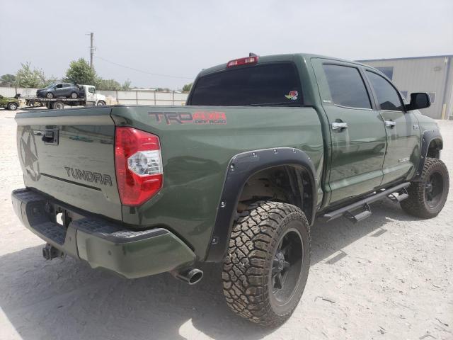 5TFHY5F16MX978816 - 2021 TOYOTA TUNDRA CREWMAX LIMITED GREEN photo 3