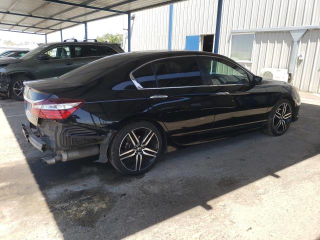 1HGCR2F50HA086807 - 2017 HONDA ACCORD SPORT შავი ფოტო 3