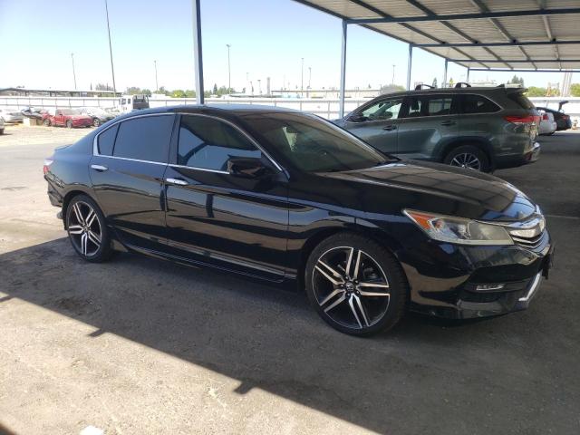 1HGCR2F50HA086807 - 2017 HONDA ACCORD SPORT შავი ფოტო 4